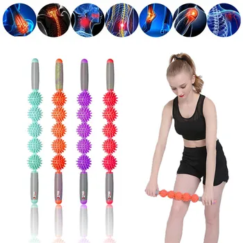 Massage Body Massage Relax Tool Muscle Roller Sticks with 5 Point Spiky Ball Yoga Block Ball Trigger Point Muscle Therapy Stick
Massage Body Massage Relax Tool Muscle Roller Sticks with 5 Point Spiky Ball Yoga Block Ball Trigger Point Muscle Therapy Stick
