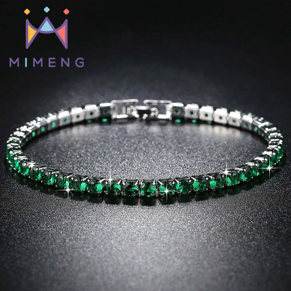 Fine Jewelry for Women Zircon Bracelet in Real Rhodium Plated 19 cm Blue /Green CZ Bracelet for Girls
Fine Jewelry for Women Zircon Bracelet in Real Rhodium Plated 19 cm Blue /Green CZ Bracelet for Girls