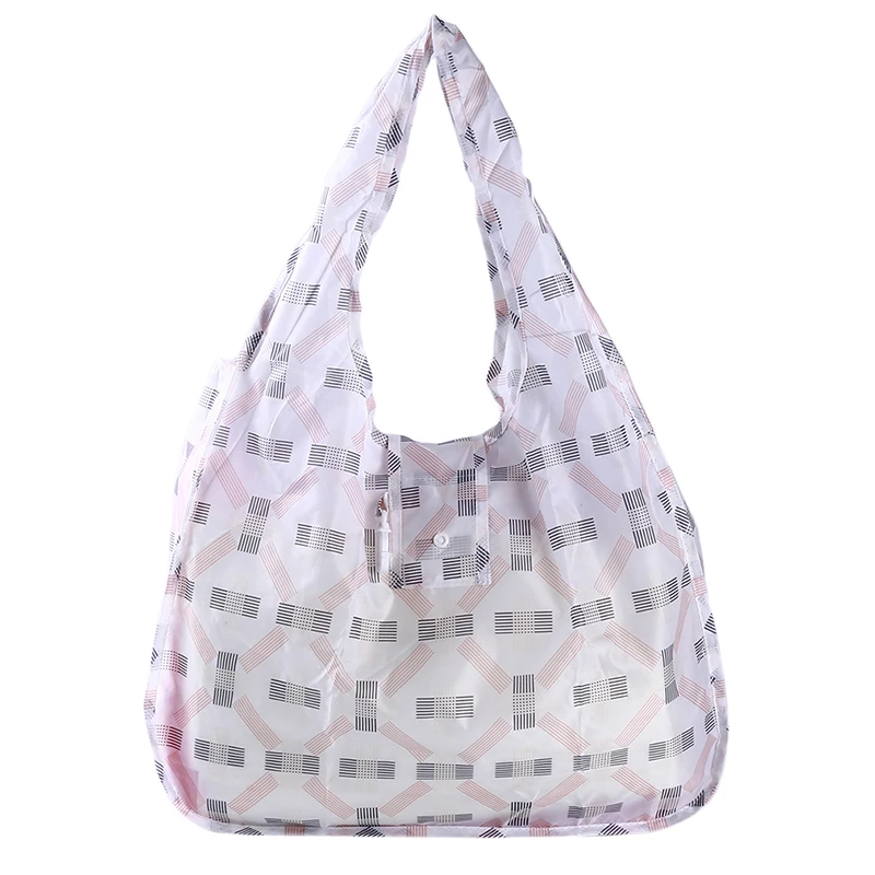Fashion Eco Storage Shopping Bag With Hasp Women's Handbags Waterproof Thick Reusable Grocery Foldable Tote Bags | Багаж и сумки