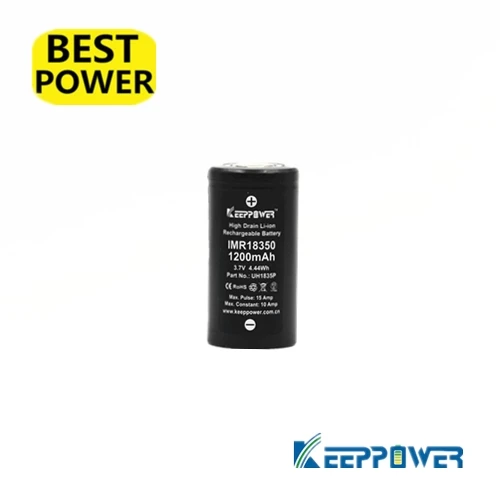 1 Pcs Keeppower 10A discharge IMR18350 1200mAh UH1835P Li-ion rechargeable battery 18350
1 Pcs Keeppower 10A discharge IMR18350 1200mAh UH1835P Li-ion rechargeable battery 18350