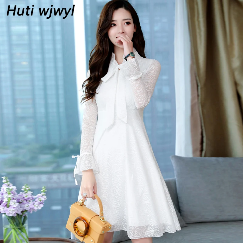 2019 Autumn Winter New Plus Size Black Lace Chic Midi Short Dresses Women Elegant Bodycon Dress Party Long Sleeve White Vestidos
2019 Autumn Winter New Plus Size Black Lace Chic Midi Short Dresses Women Elegant Bodycon Dress Party Long Sleeve White Vestidos