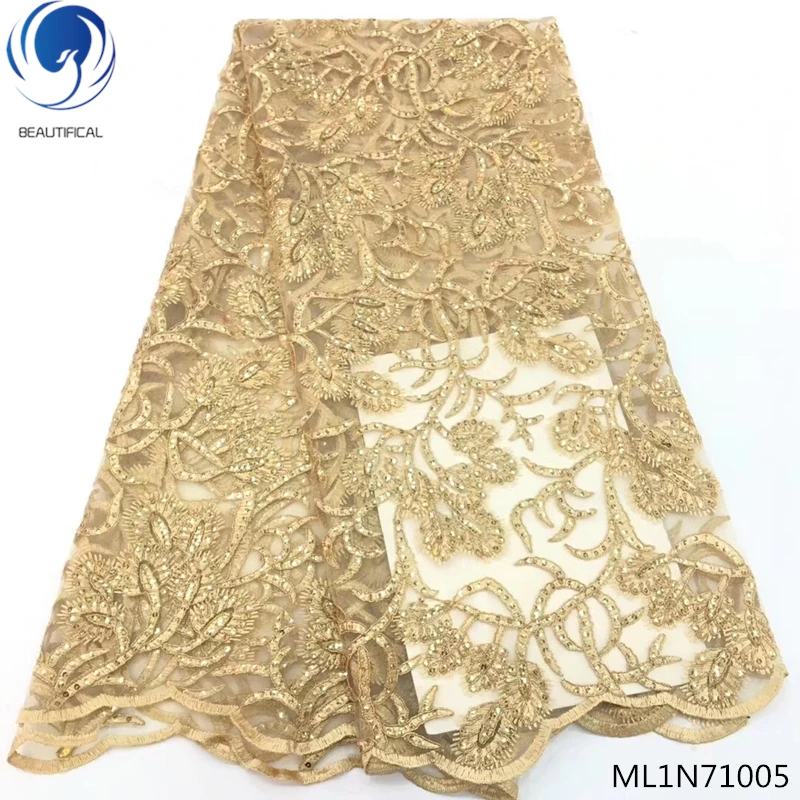 BEAUTIFICAL french lace sequins fabric nigerian fabric lace french with sequins 5 yards/piece for big occasion ML1N710
BEAUTIFICAL french lace sequins fabric nigerian fabric lace french with sequins 5 yards/piece for big occasion ML1N710