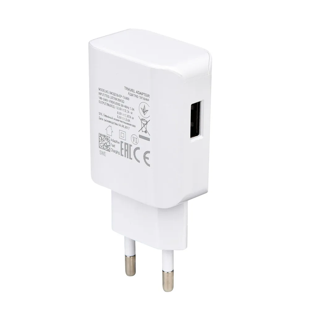 QC3.0 USB Port Charger Fast Charge for iPhone for Samung EU Plug Wall Adapter Mobile Universal Charging Phone #S
QC3.0 USB Port Charger Fast Charge for iPhone for Samung EU Plug Wall Adapter Mobile Universal Charging Phone #S