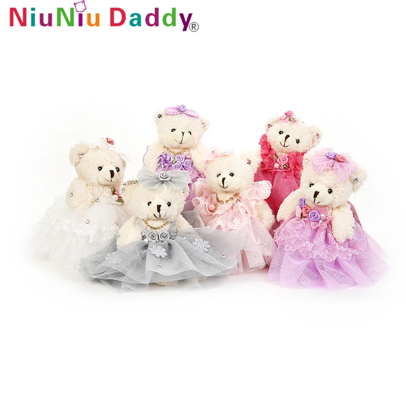 Niuniu Daddy Teddy Bear Stuffed Animals Cute Plush Toys Kawaii Dressing Doll 15cm Mini Wedding Decoration for Children Girls Gi
Niuniu Daddy Teddy Bear Stuffed Animals Cute Plush Toys Kawaii Dressing Doll 15cm Mini Wedding Decoration for Children Girls Gi