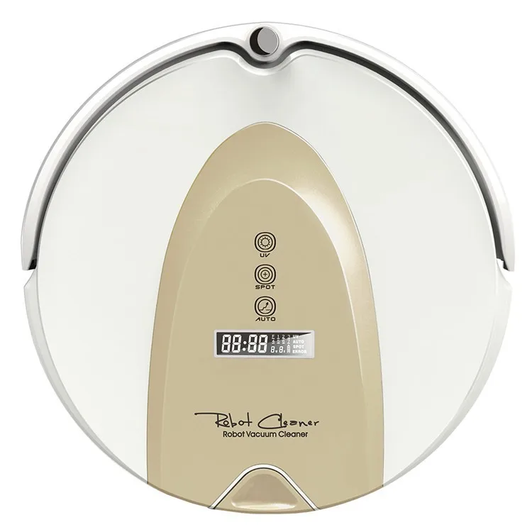 Intelligent robot vacuum cleaner A330, with LCD screen,Sweep, Mop, two side brushes and rolling brush
Intelligent robot vacuum cleaner A330, with LCD screen,Sweep, Mop, two side brushes and rolling brush