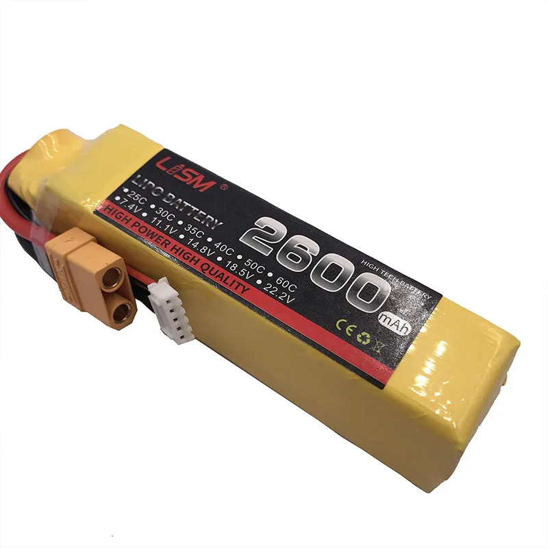 4S 14.8V 2600mAh 40C Max 80C RC LiPo battery For RC Airplane Quadrotor Helicopter Drone 4S RC LiPo battery 2600mah cell#30C34
4S 14.8V 2600mAh 40C Max 80C RC LiPo battery For RC Airplane Quadrotor Helicopter Drone 4S RC LiPo battery 2600mah cell#30C34