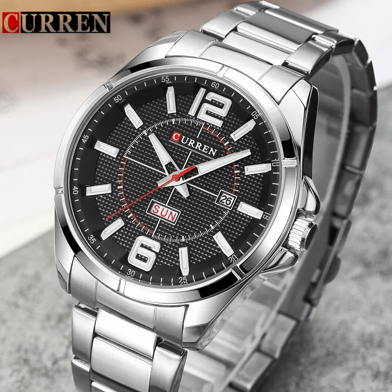 Curren Watch Men Brand Luxury Drop Shipping Quartz Mens Watches With Calendar Fashion Business Men Wristwatch Relogio Masculino
Curren Watch Men Brand Luxury Drop Shipping Quartz Mens Watches With Calendar Fashion Business Men Wristwatch Relogio Masculino