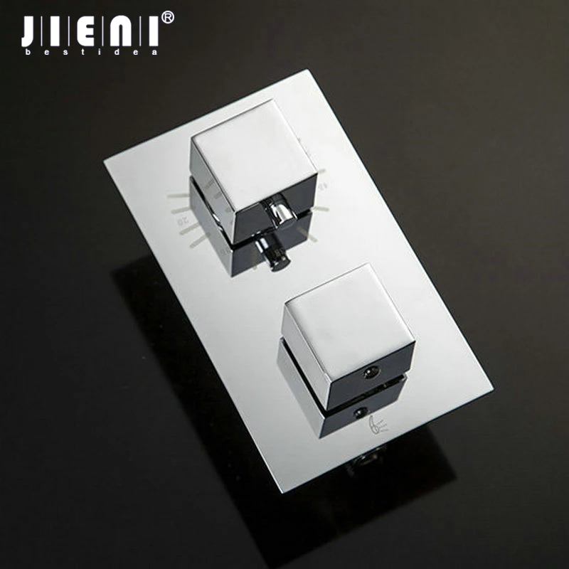 JIENI Solid Brass Chrome Brass Bathtub Sink Basin Faucet Set Exposed Shower Faucet Wall Mounted Thermostatic Mixer Taps
JIENI Solid Brass Chrome Brass Bathtub Sink Basin Faucet Set Exposed Shower Faucet Wall Mounted Thermostatic Mixer Taps