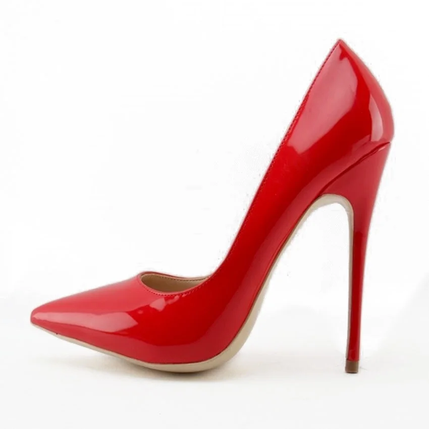 Red Women High Heeled Pumps Pointed Toe Patent Leather Slip-on Stiletto Heels Dress Shoes Thin Heels Bride Wedding Shoes
Red Women High Heeled Pumps Pointed Toe Patent Leather Slip-on Stiletto Heels Dress Shoes Thin Heels Bride Wedding Shoes