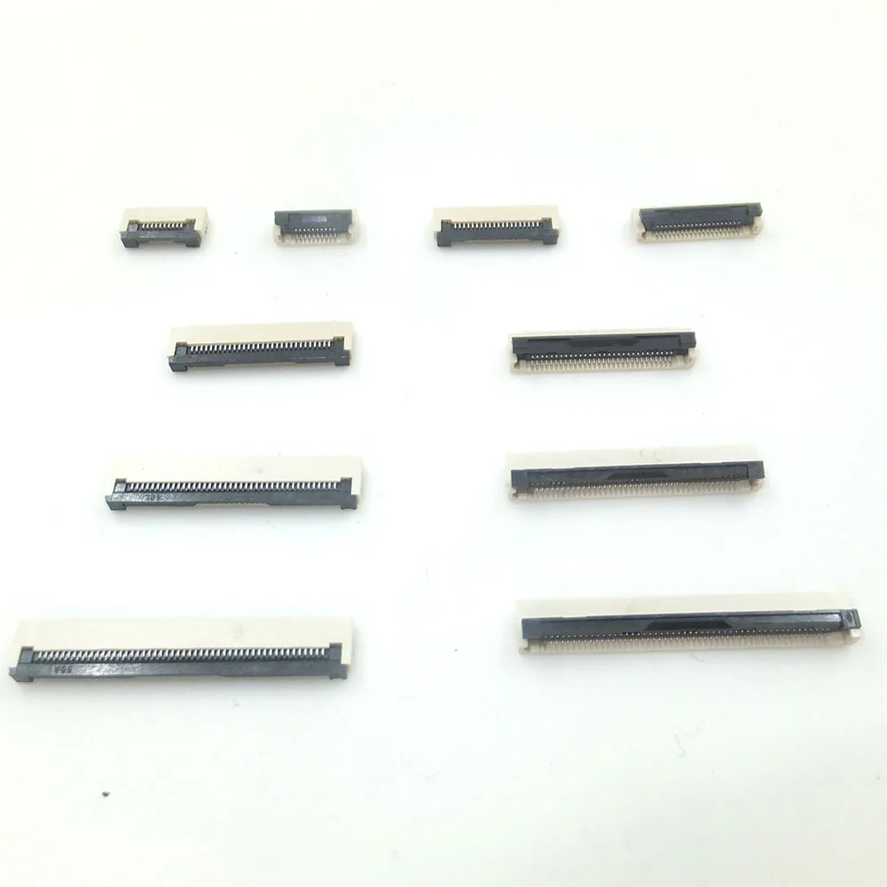 XIANMISI FFC socket Flat Flex Cable Connetor Clamshell Bottom Contact Type 0.5mm Pitch 47Pin 48Pin 49Pin 50Pin 51Pin 52Pin 5Pcs
XIANMISI FFC socket Flat Flex Cable Connetor Clamshell Bottom Contact Type 0.5mm Pitch 47Pin 48Pin 49Pin 50Pin 51Pin 52Pin 5Pcs