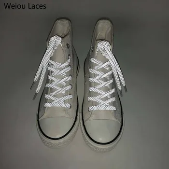 Weiou Flat 3M Reflective Shoelaces HERRINGBONE PATTERN High Visibility Runner Safety Athletic Shoe Laces Night Walk Bootlaces
Weiou Flat 3M Reflective Shoelaces HERRINGBONE PATTERN High Visibility Runner Safety Athletic Shoe Laces Night Walk Bootlaces
