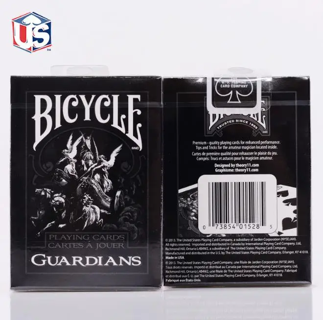 Free shipping Bicycle Guardians Playing Cards By Theory11 Black Magic Cardistry Deck Guardian Magic Tricks Magic Props
Free shipping Bicycle Guardians Playing Cards By Theory11 Black Magic Cardistry Deck Guardian Magic Tricks Magic Props