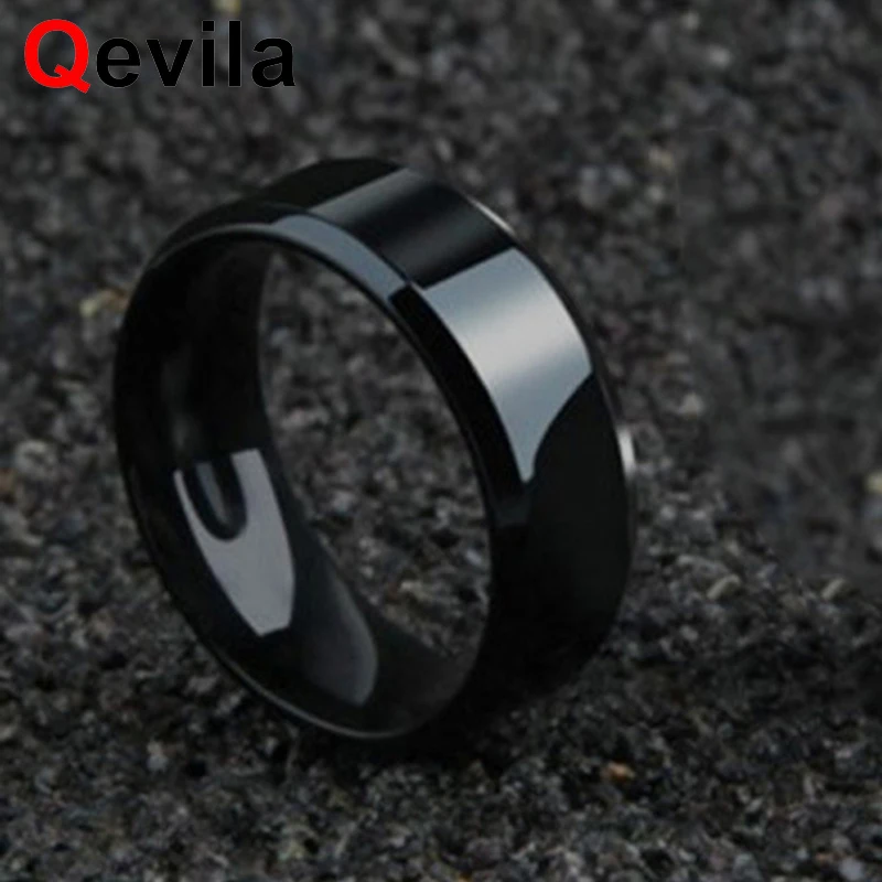 Qevila New Ring Men Titanium Black Fashion Engagement Wedding Male Rings Punk Neo-Gothic Casual Anel Ring for Women Jewelry Gift
Qevila New Ring Men Titanium Black Fashion Engagement Wedding Male Rings Punk Neo-Gothic Casual Anel Ring for Women Jewelry Gift