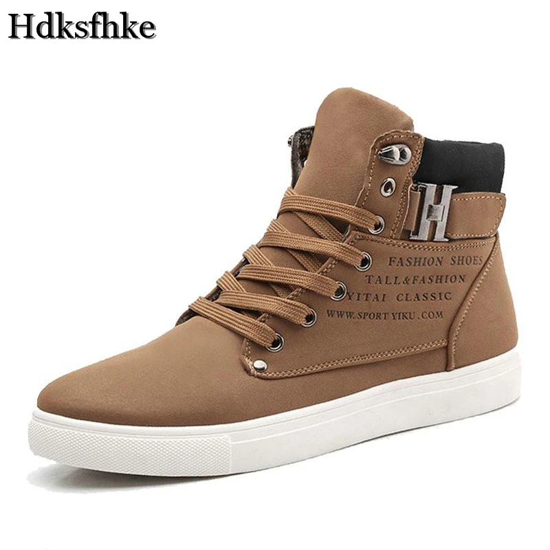 Image 2016 Brand Mens Outdoor Shoes Fashion Breathable High Top Canvas Shoes spring autumn Men walking shoes For Men casual shoes