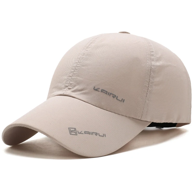Однотонная летняя кепка с брендированной бейсболкой - для мужчин и женщин