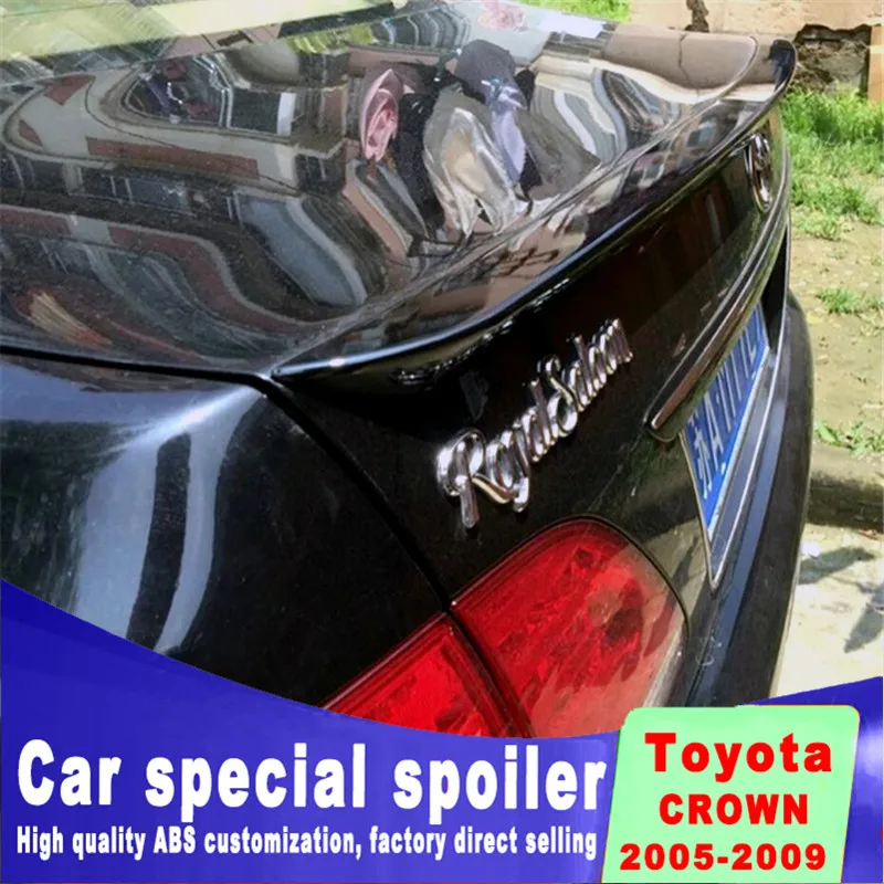 CROWN spoiler 2005 2006 2007 2008 2009 Crown car model paste without punching tail decorative spoiler
CROWN spoiler 2005 2006 2007 2008 2009 Crown car model paste without punching tail decorative spoiler
