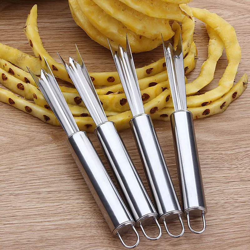 stainless steel Fruit Pineapple Peeler Easy Cleaning Slicers Portable Non-slip Pineapple Knife Fruit Salad Kitchen Tools
stainless steel Fruit Pineapple Peeler Easy Cleaning Slicers Portable Non-slip Pineapple Knife Fruit Salad Kitchen Tools