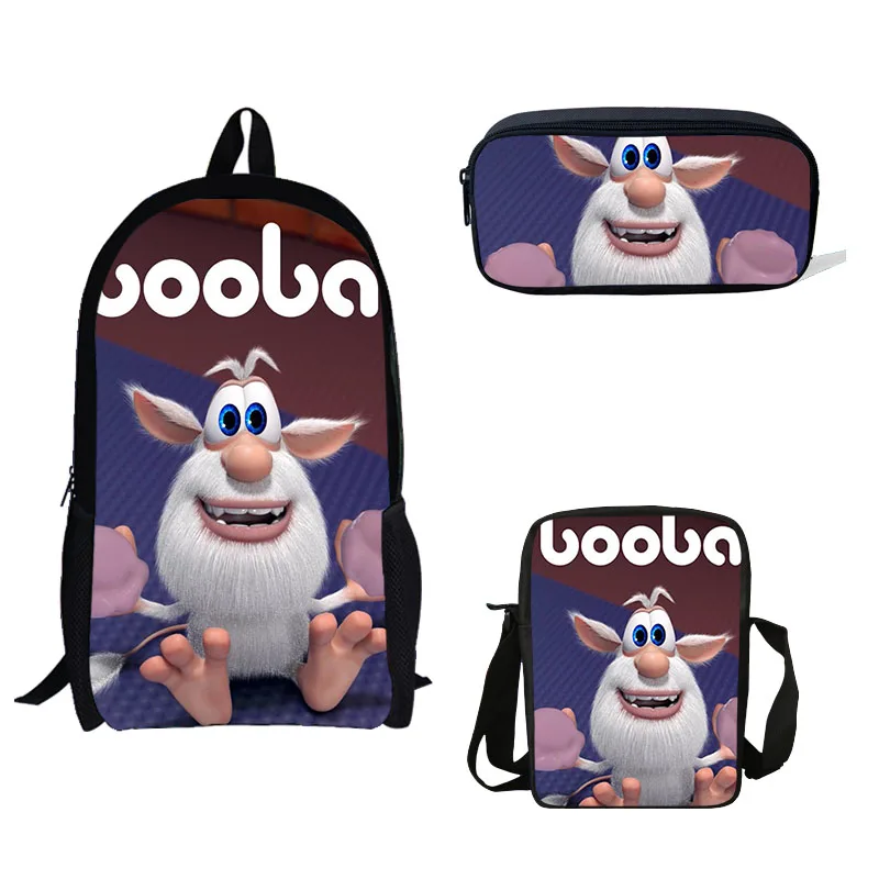 School bag Russian Cartoon booba buba Print Backpacks Children Bookbag Boys School Bag Mochila Daily Shoulder Set Pencil bag
School bag Russian Cartoon booba buba Print Backpacks Children Bookbag Boys School Bag Mochila Daily Shoulder Set Pencil bag