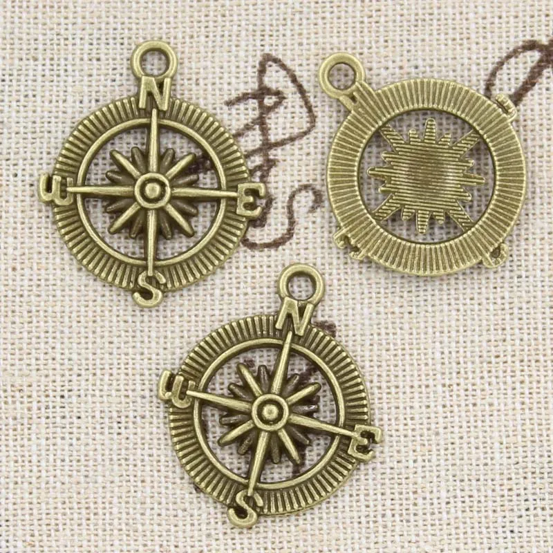 5pcs Charms compass 28x24mm Antique Making pendant fit,Vintage Tibetan Bronze,DIY bracelet necklace 
5pcs Charms compass 28x24mm Antique Making pendant fit,Vintage Tibetan Bronze,DIY bracelet necklace