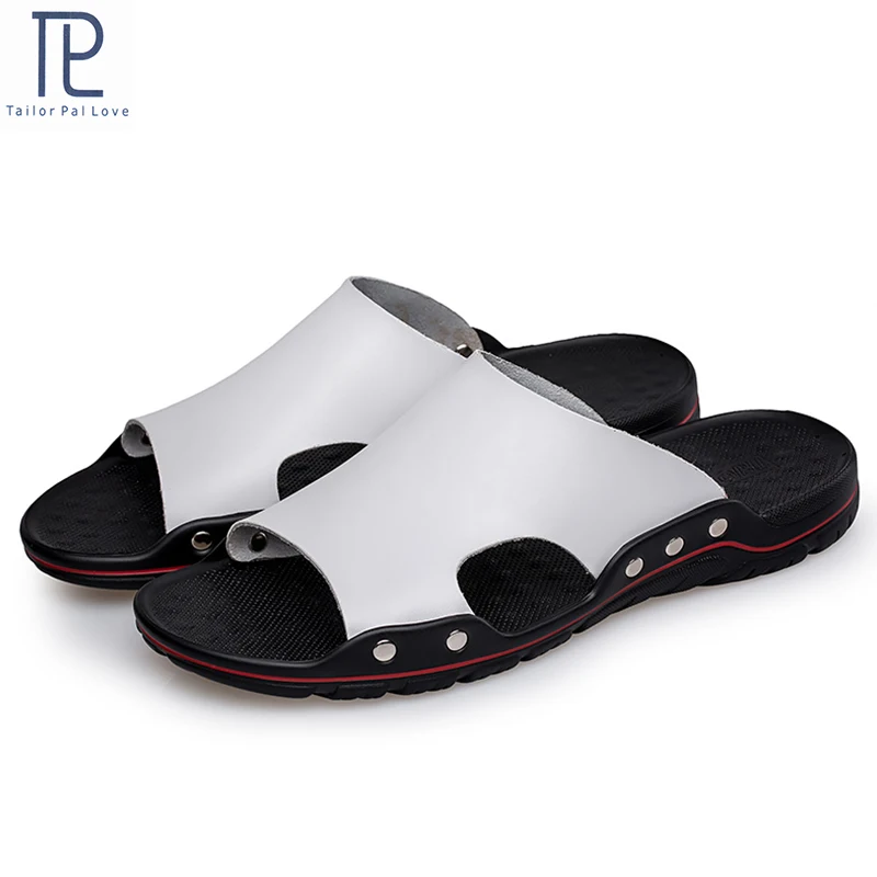 Summer Sandals men slippers men shoes Casual Shoes Men Leather Sandals Beach Fashions Slippers Men Big Size 38~48
Summer Sandals men slippers men shoes Casual Shoes Men Leather Sandals Beach Fashions Slippers Men Big Size 38~48