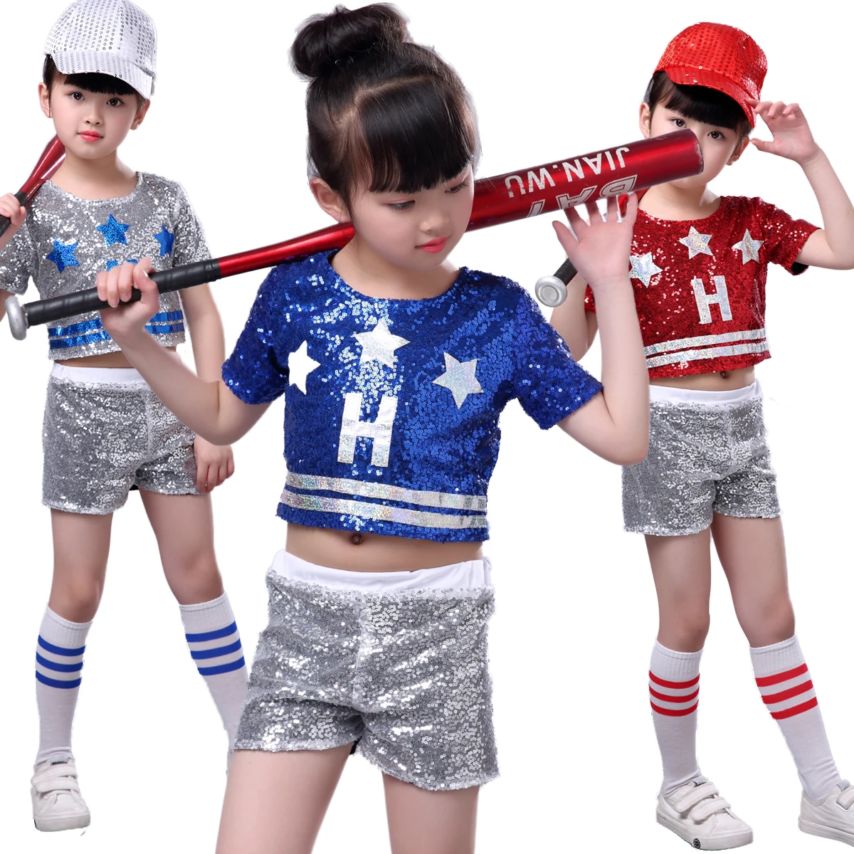 Sequin Children Performance Costumes Jazz Dance Cheerleading Boys and Hirls Hip hop Streetwear
Sequin Children Performance Costumes Jazz Dance Cheerleading Boys and Hirls Hip hop Streetwear