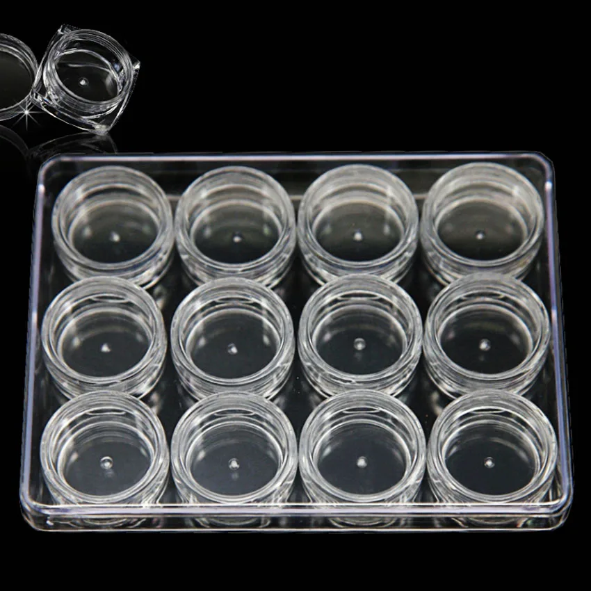 Nail Storage Box Case Kit 12Pcs Acrylic Empty Round Rhinestones Jewelry Beads Storage Container Display Holder Manicure Nail Art
Nail Storage Box Case Kit 12Pcs Acrylic Empty Round Rhinestones Jewelry Beads Storage Container Display Holder Manicure Nail Art