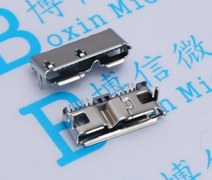 2pcs Micro USB 3.0 B Type DIP Female Socket DIP2 10pin USB Connector for Mobile Hard Disk Drives Data Interface
2pcs Micro USB 3.0 B Type DIP Female Socket DIP2 10pin USB Connector for Mobile Hard Disk Drives Data Interface