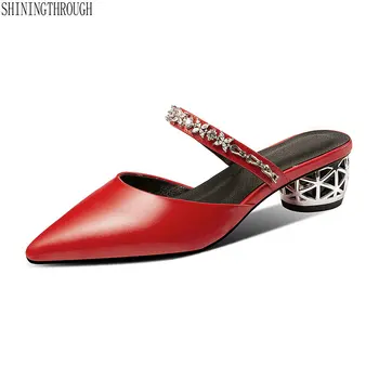 Women Genuine Leather shoes slippers Comfortable 4.5cm fretwork Heeled Breathable Sandals Lady dress Shoes Woman large size 43
Women Genuine Leather shoes slippers Comfortable 4.5cm fretwork Heeled Breathable Sandals Lady dress Shoes Woman large size 43