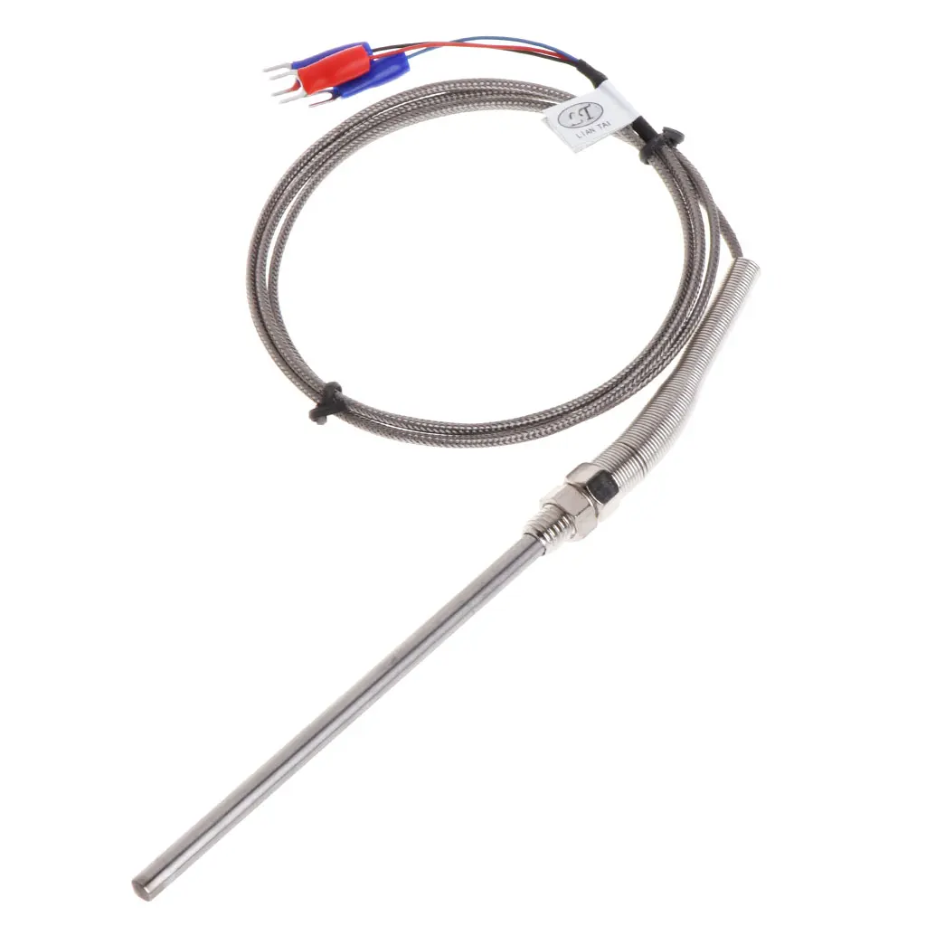 2019 High Quality New RTD PT100 Temperature Sensor Thread M8 Cable 1M Thermocouple Probe 100mm 3 wires
2019 High Quality New RTD PT100 Temperature Sensor Thread M8 Cable 1M Thermocouple Probe 100mm 3 wires