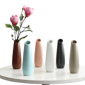 Classic white blue pink brown Khaki black gray Ceramic Vase Desktop Table Creative Gift Household Decoration Vases
Classic white blue pink brown Khaki black gray Ceramic Vase Desktop Table Creative Gift Household Decoration Vases