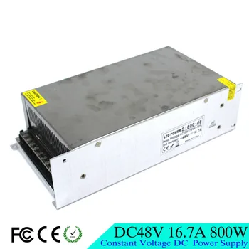 Single Output Switching Switch power supply 48V 16.7A 800W Transformer 110V 220V AC TO DC48V SMPS for LED Light CNC Stepper CCTV
Single Output Switching Switch power supply 48V 16.7A 800W Transformer 110V 220V AC TO DC48V SMPS for LED Light CNC Stepper CCTV