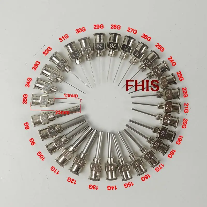 Free Shipping High Precision All Metal Tips Tube Length 13mm Blunt Stainless Steel 120PCS Dispensing Needles Syringe Needle Tip
Free Shipping High Precision All Metal Tips Tube Length 13mm Blunt Stainless Steel 120PCS Dispensing Needles Syringe Needle Tip