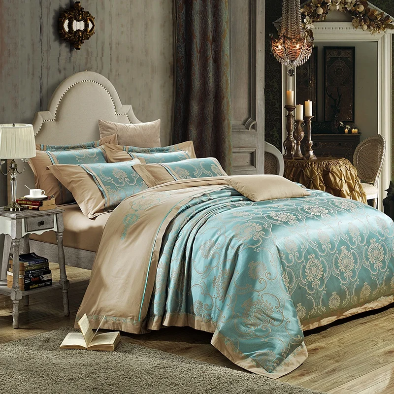 silk jacquard bedding set satin bed linens set / bedclothes queen size duvet cover set with flat sheet two pillowcases
silk jacquard bedding set satin bed linens set / bedclothes queen size duvet cover set with flat sheet two pillowcases