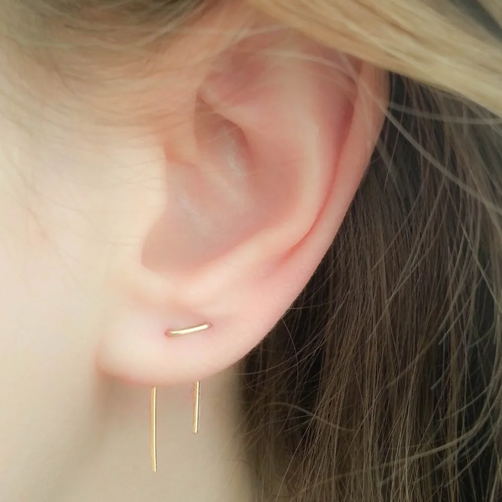 CHENGXUN Simple U Shape Open Hoop Earrings For Women Staple Jewelry Earrings Double Piercing Earring Birthday Gift
CHENGXUN Simple U Shape Open Hoop Earrings For Women Staple Jewelry Earrings Double Piercing Earring Birthday Gift