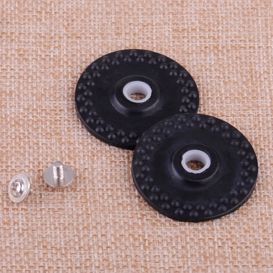 LETAOSK New 2pcs Rubber Wheel With Collars And Screws Fit for Brother Silver Reed Knitting Machine SK210 SK260
LETAOSK New 2pcs Rubber Wheel With Collars And Screws Fit for Brother Silver Reed Knitting Machine SK210 SK260