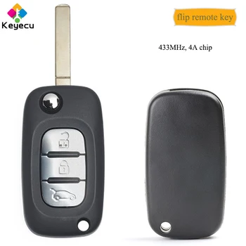 KEYECU Aftermarket Flip Remote Car Key With 3 Buttons & 433MHz & 4A Chip - Fob for Benz Smart Fortwo 453 Forfour 2015 2016 2017
KEYECU Aftermarket Flip Remote Car Key With 3 Buttons & 433MHz & 4A Chip - Fob for Benz Smart Fortwo 453 Forfour 2015 2016 2017