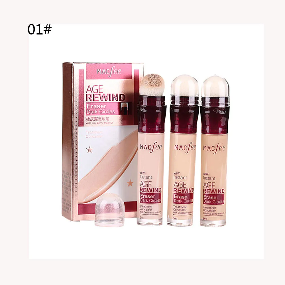Makeup Concealer Liquid concealer Convenient Pro eye concealer cream Dark Circles Eye Concealer AntiAging Treatment 2019 fashion
Makeup Concealer Liquid concealer Convenient Pro eye concealer cream Dark Circles Eye Concealer AntiAging Treatment 2019 fashion