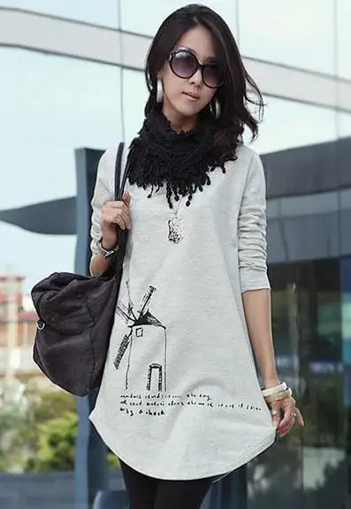 NEW Fashion trendy Cozy women ladies cotton clothe Tops Tees Long-sleeved T shirt
NEW Fashion trendy Cozy women ladies cotton clothe Tops Tees Long-sleeved T shirt