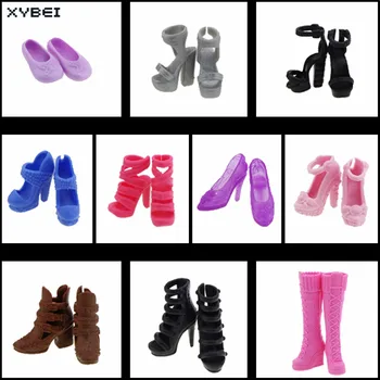 Random 20 Pairs/Set High Quality Mixed Style Heel Sandal Daily Casual Wear Assorted Flattie Shoes For 1/6 Doll Accessories
Random 20 Pairs/Set High Quality Mixed Style Heel Sandal Daily Casual Wear Assorted Flattie Shoes For 1/6 Doll Accessories