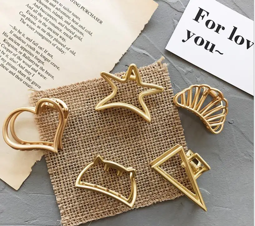 New European and American style temperament geometric starfish grab metal hair Mini Metal Hairpin Hair Accessory for Women
New European and American style temperament geometric starfish grab metal hair Mini Metal Hairpin Hair Accessory for Women