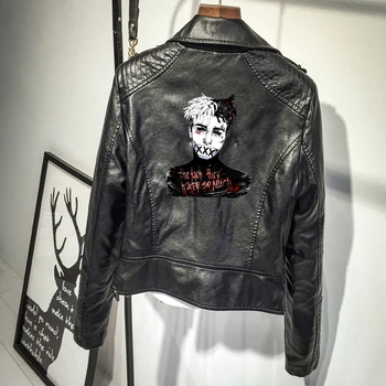 Hot Sale XXXtentacion PU Leather Women New Fashion Jacket Color Zipper Outerwear jacket New 2019 Winter And Autumn Coat HOT
Hot Sale XXXtentacion PU Leather Women New Fashion Jacket Color Zipper Outerwear jacket New 2019 Winter And Autumn Coat HOT