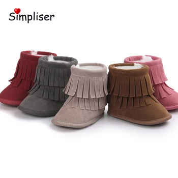 Warm Plush Newborn Baby Snow Boots 2018 High Top 0-18M Infantil Botas Anti-slip First Walkers Walking Boots Toddler Shoes Tassel
Warm Plush Newborn Baby Snow Boots 2018 High Top 0-18M Infantil Botas Anti-slip First Walkers Walking Boots Toddler Shoes Tassel