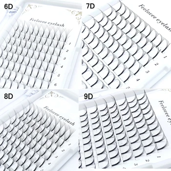 Wholesale 0.07/0.1 C/D curl 6D/7D/8D/9D volume eyelash extensions Long Stem synthetic hair russian volume lashes pre-made fans
Wholesale 0.07/0.1 C/D curl 6D/7D/8D/9D volume eyelash extensions Long Stem synthetic hair russian volume lashes pre-made fans