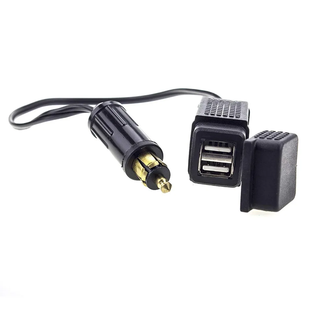 Dual USB Charger Power Adapter with for BMW Powerlet Din Hella Socket Plug 30CM Cable for Motorcycle
Dual USB Charger Power Adapter with for BMW Powerlet Din Hella Socket Plug 30CM Cable for Motorcycle