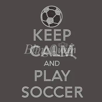 BlingQueen 25PCS/LOT Korean Rhinestone Transfers Keep Calm and Play Soccer Design
BlingQueen 25PCS/LOT Korean Rhinestone Transfers Keep Calm and Play Soccer Design