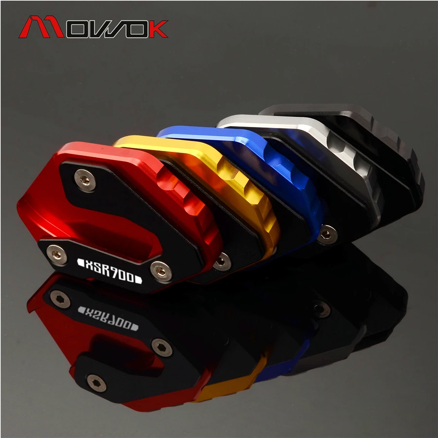 With XSR900 LOGO Motorcycle Side Stand extension kick stand enlarger for Yamaha XSR 900 2016 2017 2018 5 colors Available
With XSR900 LOGO Motorcycle Side Stand extension kick stand enlarger for Yamaha XSR 900 2016 2017 2018 5 colors Available