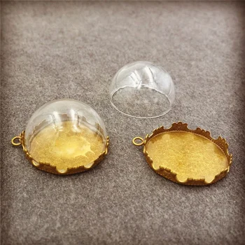 20sets 25mm Half the glass (25mm opening) one base one connector set no filler glass bottle vials pendant DIY accessory
20sets 25mm Half the glass (25mm opening) one base one connector set no filler glass bottle vials pendant DIY accessory