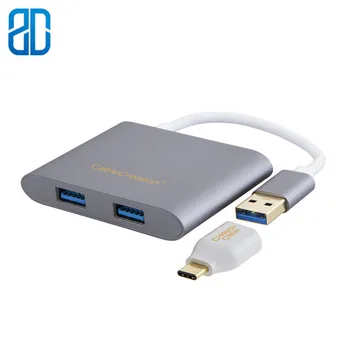USB C to 4-Port USB 3.0 Hub with USB C Adapter Compatible MacBook Air Mac Mini MacBook/Pro Lenovo Yoga 910/920 Dell XPS 13/15
USB C to 4-Port USB 3.0 Hub with USB C Adapter Compatible MacBook Air Mac Mini MacBook/Pro Lenovo Yoga 910/920 Dell XPS 13/15