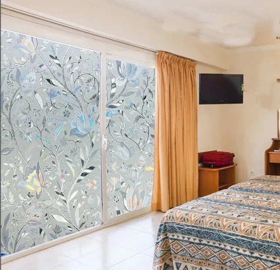 3D Laser Cotton Color Static Cling High Quality Thickening Decorative Stained Glass Window Film Privacy Glass Stickers 60X 100cm
3D Laser Cotton Color Static Cling High Quality Thickening Decorative Stained Glass Window Film Privacy Glass Stickers 60X 100cm