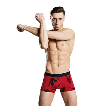 2018 New Men's Boxers Pure Cotton Ventting Print People Straight Angle Underpants Pants U Protruding Male Underwear
2018 New Men's Boxers Pure Cotton Ventting Print People Straight Angle Underpants Pants U Protruding Male Underwear